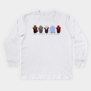 Cornbabies Halloween Parade Kids Long Sleeve T-Shirt